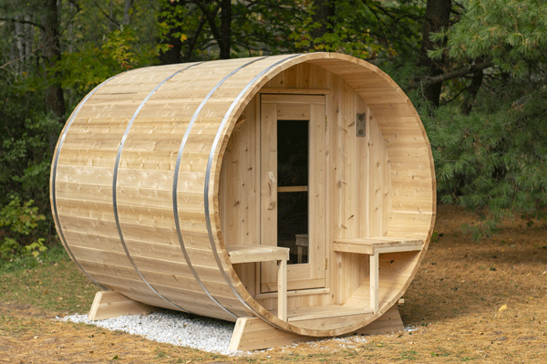 Dundalk CT Serenity 4 Person Barrel Sauna | CTC2245W