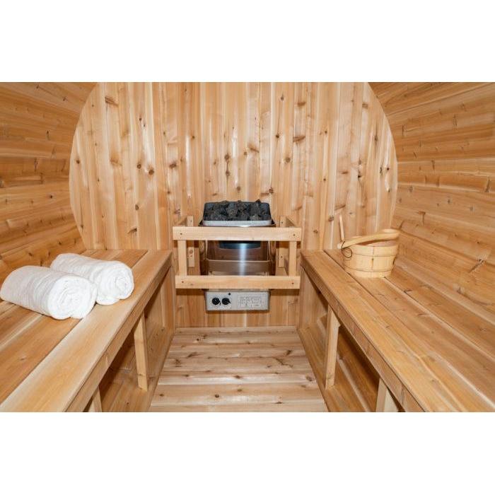 Dundalk CT Harmony 4 Person Barrel Sauna | CTC22W