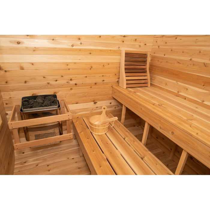 Dundalk CT Luna 3 Person Barrel Sauna | CTC22LU