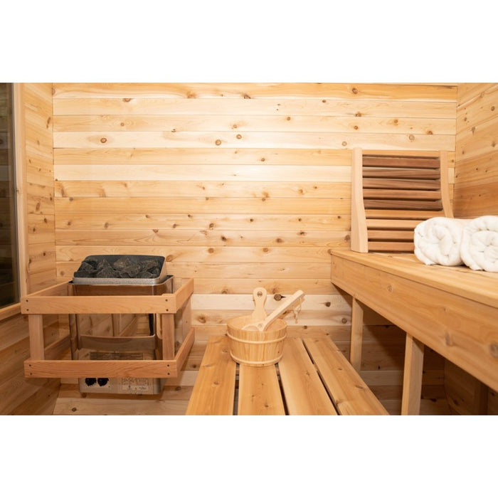 Dundalk CT Luna 3 Person Barrel Sauna | CTC22LU