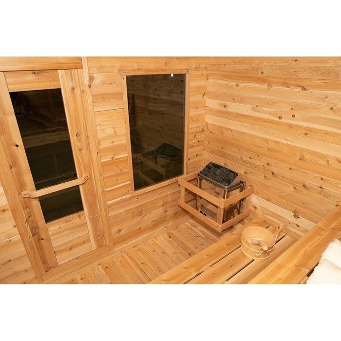 Dundalk CT Luna 3 Person Barrel Sauna | CTC22LU