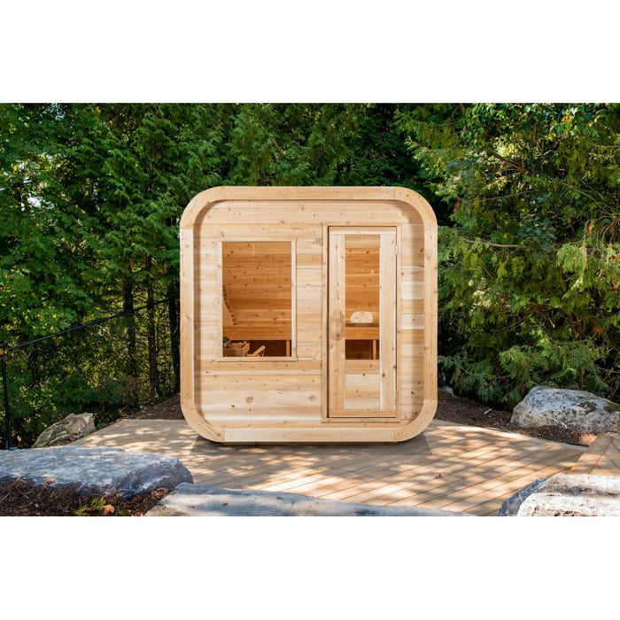 Dundalk CT Luna 3 Person Barrel Sauna | CTC22LU