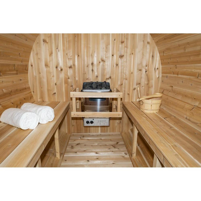 Dundalk CT Serenity 4 Person Barrel Sauna | CTC2245W