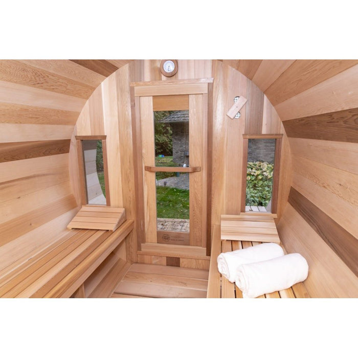 Dundalk CT Tranquility 6 Person Barrel Sauna | CTC2345W