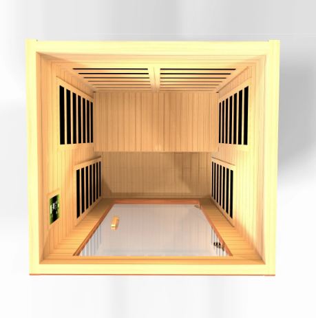 Dynamic Avila Elite 1-2-person Ultra Low EMF (Under 3MG) FAR Infrared Sauna (Canadian Hemlock)