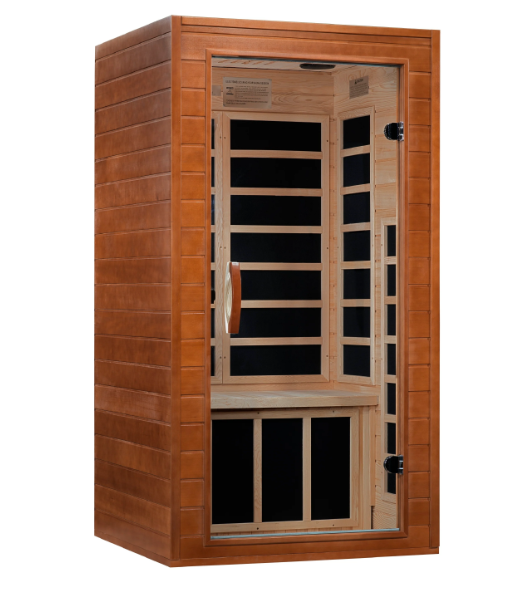 Dynamic Avila Elite 1-2-person Ultra Low EMF (Under 3MG) FAR Infrared Sauna (Canadian Hemlock)