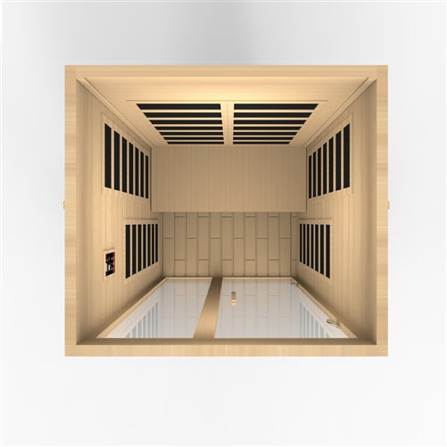 Dynamic | Santiago 2-person Low EMF (Under 8MG) FAR Infrared Sauna (Canadian Hemlock)